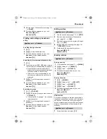 Предварительный просмотр 17 страницы Panasonic KX-TG1061C Operating Instructions Manual