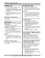 Preview for 12 page of Panasonic KX-TG1070E Operating Instructions Manual