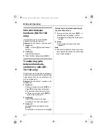 Предварительный просмотр 16 страницы Panasonic KX-TG1100CX Operating Instructions Manual