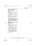 Предварительный просмотр 9 страницы Panasonic KX-TG1100E Operating Instructions Manual