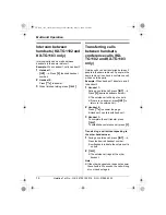 Предварительный просмотр 16 страницы Panasonic KX-TG1100E Operating Instructions Manual