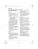 Предварительный просмотр 4 страницы Panasonic KX-TG1100FX Operating Instructions Manual