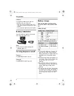 Предварительный просмотр 6 страницы Panasonic KX-TG1100FX Operating Instructions Manual