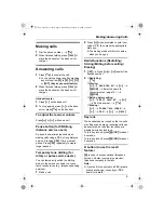 Предварительный просмотр 9 страницы Panasonic KX-TG1100FX Operating Instructions Manual