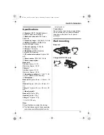 Предварительный просмотр 19 страницы Panasonic KX-TG1100FX Operating Instructions Manual