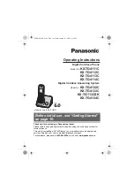 Preview for 1 page of Panasonic KX-TG113CSK Operating Instructions Manual