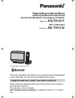 Panasonic KX-TG1212 Operating Instructions Manual предпросмотр