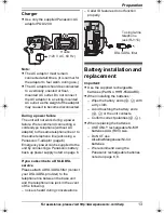 Предварительный просмотр 13 страницы Panasonic KX-TG1212 Operating Instructions Manual