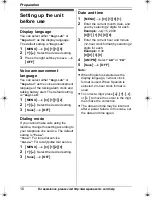 Предварительный просмотр 16 страницы Panasonic KX-TG1212 Operating Instructions Manual