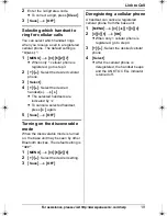 Предварительный просмотр 19 страницы Panasonic KX-TG1212 Operating Instructions Manual