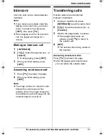 Предварительный просмотр 41 страницы Panasonic KX-TG1212 Operating Instructions Manual