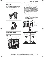 Предварительный просмотр 43 страницы Panasonic KX-TG1212 Operating Instructions Manual