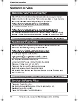 Предварительный просмотр 58 страницы Panasonic KX-TG1212 Operating Instructions Manual