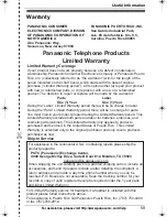 Предварительный просмотр 59 страницы Panasonic KX-TG1212 Operating Instructions Manual