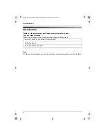 Preview for 2 page of Panasonic KX-TG1223BX Operating Instructions Manual