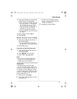 Preview for 21 page of Panasonic KX-TG1223BX Operating Instructions Manual