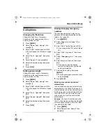 Preview for 33 page of Panasonic KX-TG1223BX Operating Instructions Manual