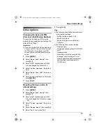 Preview for 35 page of Panasonic KX-TG1223BX Operating Instructions Manual