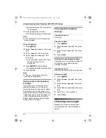 Preview for 40 page of Panasonic KX-TG1223BX Operating Instructions Manual