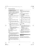 Preview for 48 page of Panasonic KX-TG1223BX Operating Instructions Manual