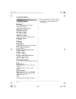 Preview for 58 page of Panasonic KX-TG1223BX Operating Instructions Manual