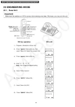 Предварительный просмотр 60 страницы Panasonic KX-TG1233BXT Service Manual