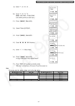 Предварительный просмотр 61 страницы Panasonic KX-TG1233BXT Service Manual