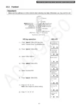 Предварительный просмотр 63 страницы Panasonic KX-TG1233BXT Service Manual