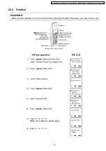 Предварительный просмотр 61 страницы Panasonic KX-TG1283JXS Service Manual