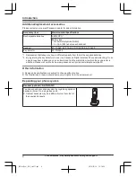 Preview for 4 page of Panasonic KX-TG132CSK Operating Instructions Manual