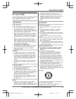 Preview for 5 page of Panasonic KX-TG132CSK Operating Instructions Manual