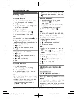 Preview for 14 page of Panasonic KX-TG132CSK Operating Instructions Manual