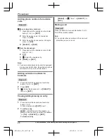 Предварительный просмотр 26 страницы Panasonic KX-TG132CSK Operating Instructions Manual