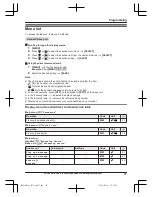 Предварительный просмотр 27 страницы Panasonic KX-TG132CSK Operating Instructions Manual