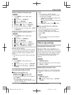 Preview for 35 page of Panasonic KX-TG132CSK Operating Instructions Manual