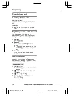 Preview for 36 page of Panasonic KX-TG132CSK Operating Instructions Manual