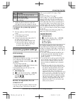 Preview for 45 page of Panasonic KX-TG132CSK Operating Instructions Manual