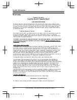 Preview for 56 page of Panasonic KX-TG132CSK Operating Instructions Manual