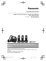 Предварительный просмотр 1 страницы Panasonic KX-TG153CSK Operating Instructions Manual