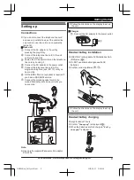 Предварительный просмотр 9 страницы Panasonic KX-TG153CSK Operating Instructions Manual