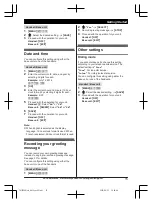 Предварительный просмотр 15 страницы Panasonic KX-TG153CSK Operating Instructions Manual