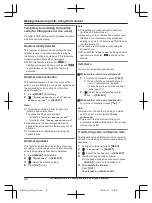 Предварительный просмотр 22 страницы Panasonic KX-TG153CSK Operating Instructions Manual