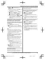 Предварительный просмотр 23 страницы Panasonic KX-TG153CSK Operating Instructions Manual