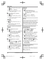 Предварительный просмотр 32 страницы Panasonic KX-TG153CSK Operating Instructions Manual