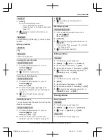 Предварительный просмотр 33 страницы Panasonic KX-TG153CSK Operating Instructions Manual