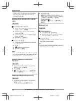 Предварительный просмотр 36 страницы Panasonic KX-TG153CSK Operating Instructions Manual