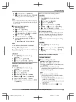 Предварительный просмотр 47 страницы Panasonic KX-TG153CSK Operating Instructions Manual