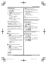 Предварительный просмотр 51 страницы Panasonic KX-TG153CSK Operating Instructions Manual