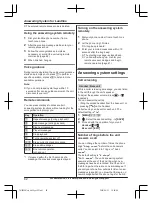 Предварительный просмотр 62 страницы Panasonic KX-TG153CSK Operating Instructions Manual