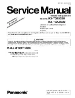 Предварительный просмотр 105 страницы Panasonic KX-TG155SK Service Manual